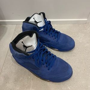 Jordan 5 Royal Blue Suede
